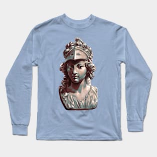 Minerva/Athena statue Long Sleeve T-Shirt